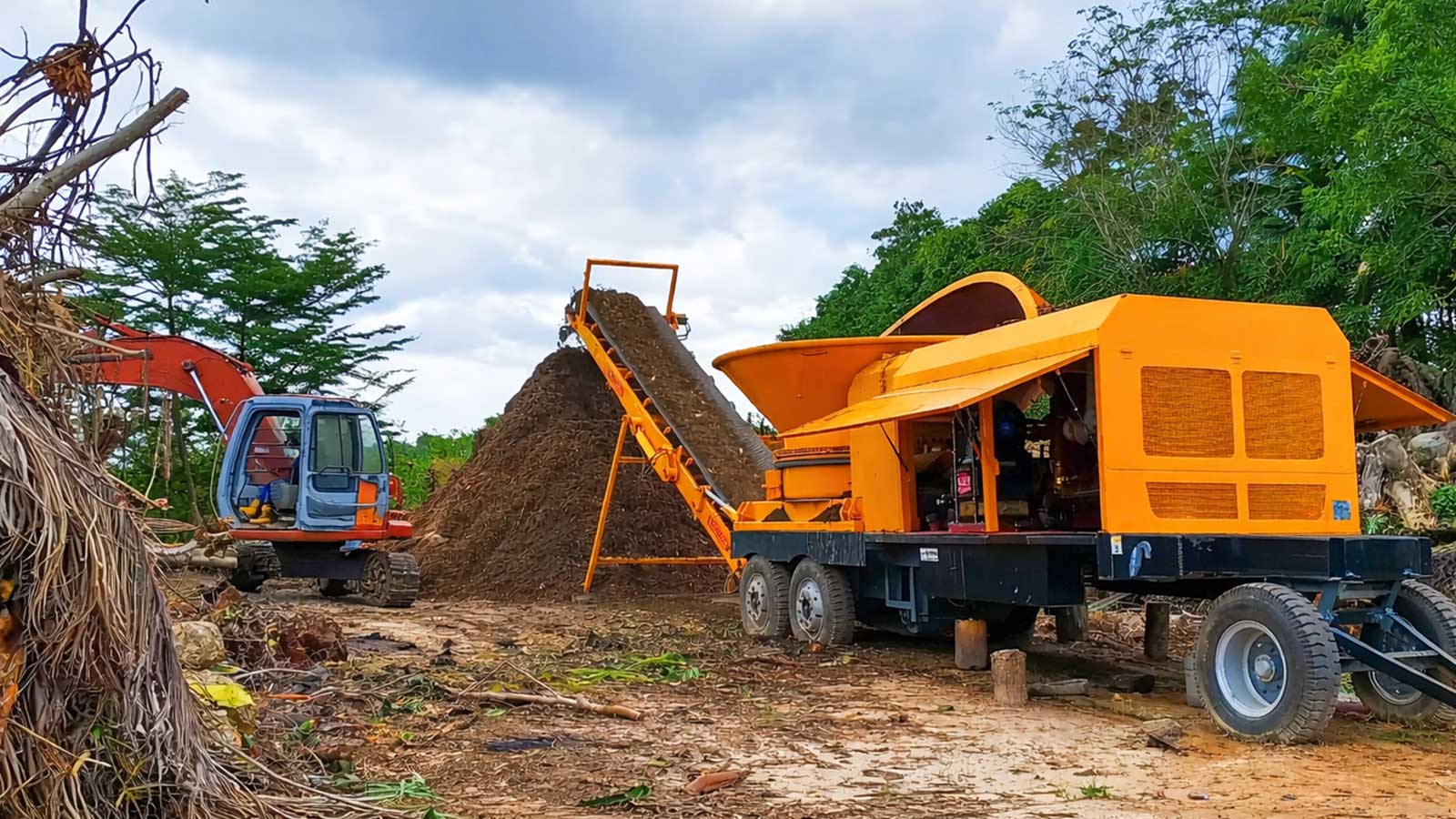 Safe Feeding Forestry Residue into a Tub Grinder: Contamination Control