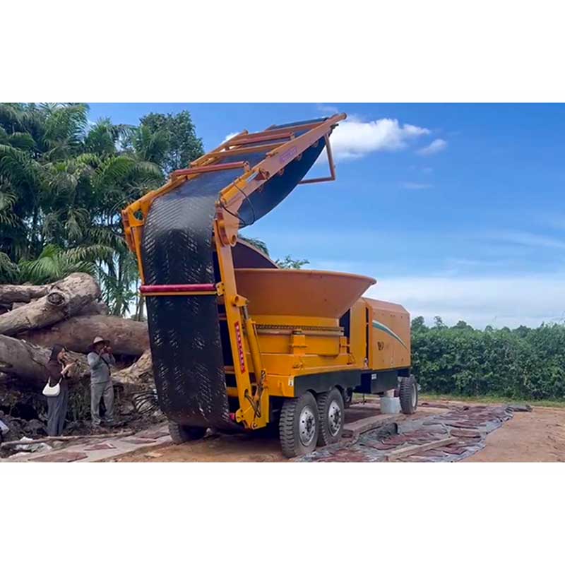 Trailer type Tub Grinder-WD3600T 3